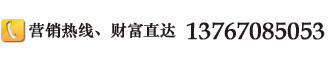 营销热线，财富直达：13767085053